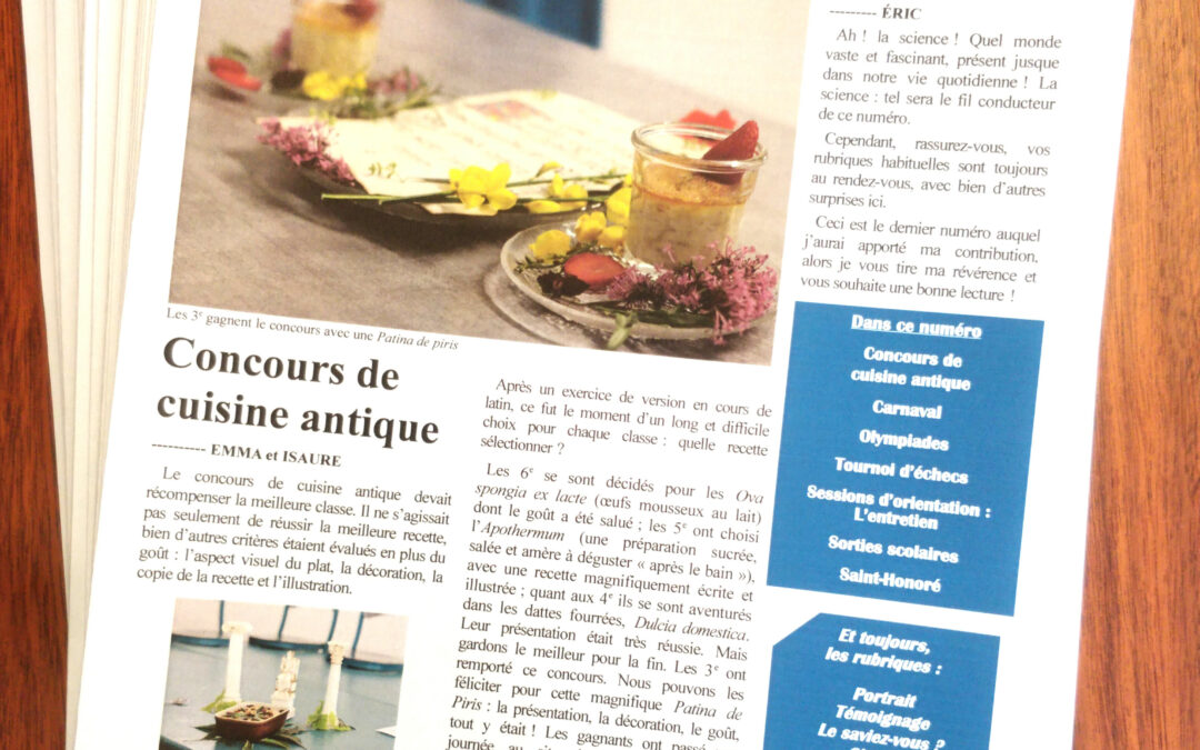 La Gazette d’Honoré : nouveau numéro !